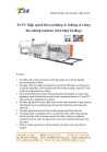 TS-PY High speed flexo printing & slotting & rotary die-cutting  machi