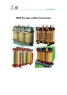 ZPSG Dry-type rectifier transformers