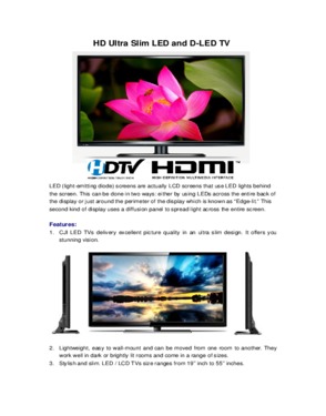 ELED TV (HD TV Super Slim)