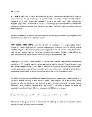 Sodium silicate lumps and liquid