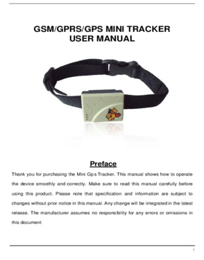 GPS pet tracker