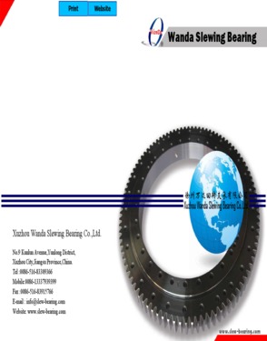 Xuzhou Wanda Slewing Bearing Co., LTD