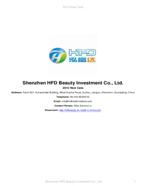 Shenzhen HFD Manufacture Investment Co., Ltd