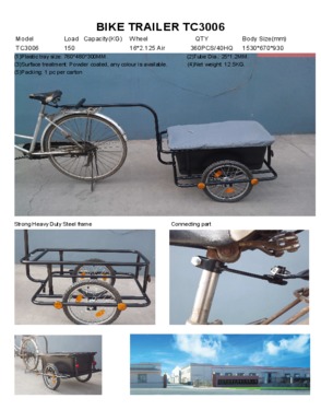high quality cargo bike trailer
