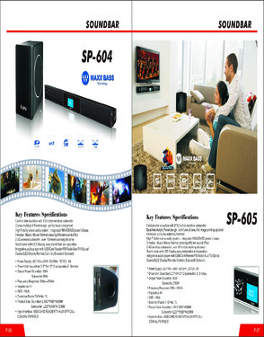 Home theater sound bar speakers