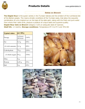 GOLDEN DATES EXPORT