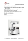 Stainless Steel Meat grinder HMG-99