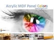 Acrylic High Gloss MDF Panel 