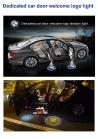 2X Latest LED Car door laser projector ghost Logo Shadow light for BENZ