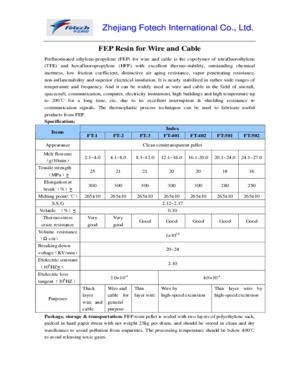 FEP - Fluorinated Ethylene Propylene
