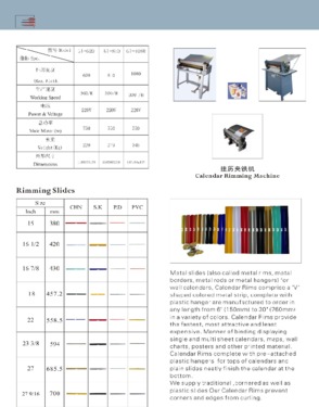 Calendar Rimming Slides