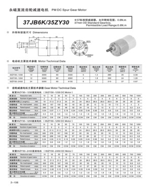 DC Mini Spur Gear Motor