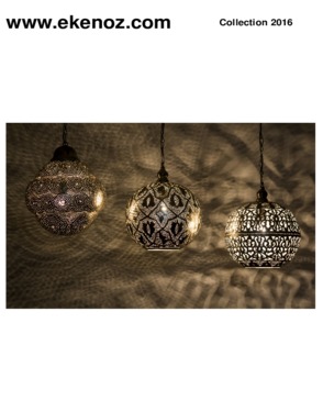 Moroccan Hanging Brass Lamp