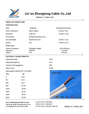 Lin`an Zhongtong Cable Co., Ltd