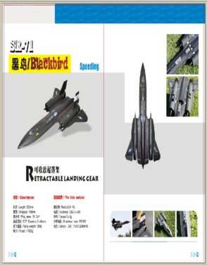 RC toy plane SR71