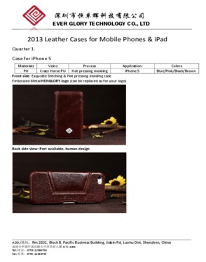 PU Leather Case for iPhone 5, Comes in Various Colors