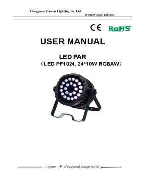 24*10W RGBAW 5-in-1 LED PAR LIGHT