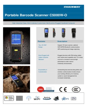 PDA wireless barcode scanner, 1D or 2D barcode scanner, Wifi, GPRS.etc.