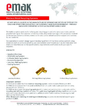 Emak Gold Refining Machines Co. Ltd.