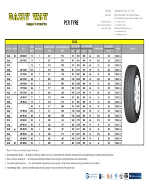 PCR TYRE - DL18