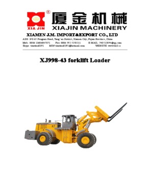 Container forklift loader/crane from manufacturer