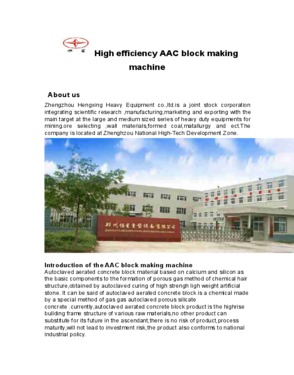 2013 hot sale AAC Block , AAC Block plant, AAC Block production line