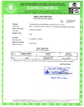 Tapioca Starch Industrial Grade