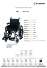 Economical Steel wheel chair  GMP - 4DCR