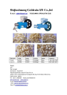 small flour extruder (popcorn machine)