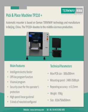 Automatic Desktype Pick and Place Machine