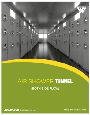 Air Shower Tunnel Both Side Flow