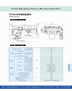 Ingot Casting Crane