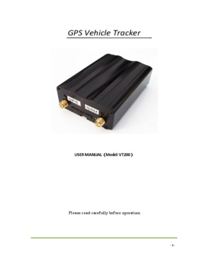 GPS Vehicle Tracker with Auto Anti-theft Part