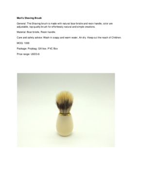 MenÃ¢ï¿½ï¿½s Shaving Brush