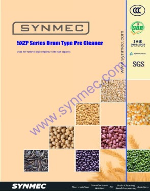 High efficiency drum type pre cleaner for wheat paddy sorghum maize grain