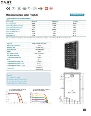 300W Monocrystalline solar panel