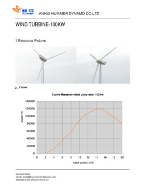 Wind Turbine 100KW