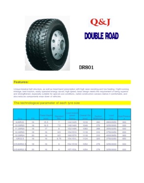 brand new steel radial heavy duty truck / bus tyres ROADLUX LONG MARCH