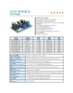 Power Supply Single 35W