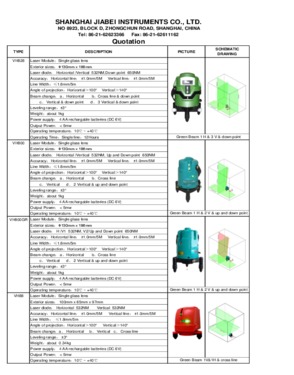 Danopon red beam five line laser levels