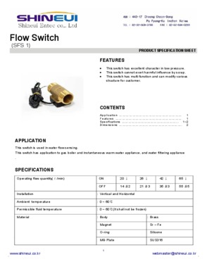 Flow switch