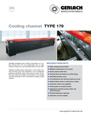 Cooling channel type 176
