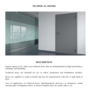 Doors Residential Fireproof Technical Safety and Security Reliable and Durable High quality