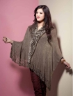 2014 winter warm acrylic shawls wholesale