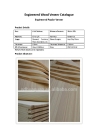 Engineered face veneer for decoration 