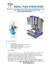 Single Color Pad Printing Machine