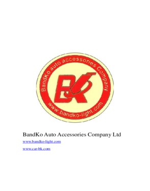 Guangzhou City Bandko Auto Accessories Company Ltd