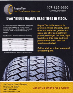 USED TIRES IN BULK - WHOLESALE USED TIRES