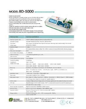 Syringe Pump Model:BD-5000