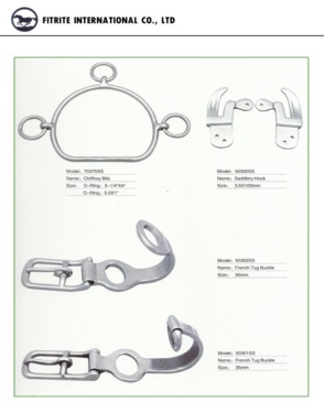 Saddlery Hardware, Fasteners